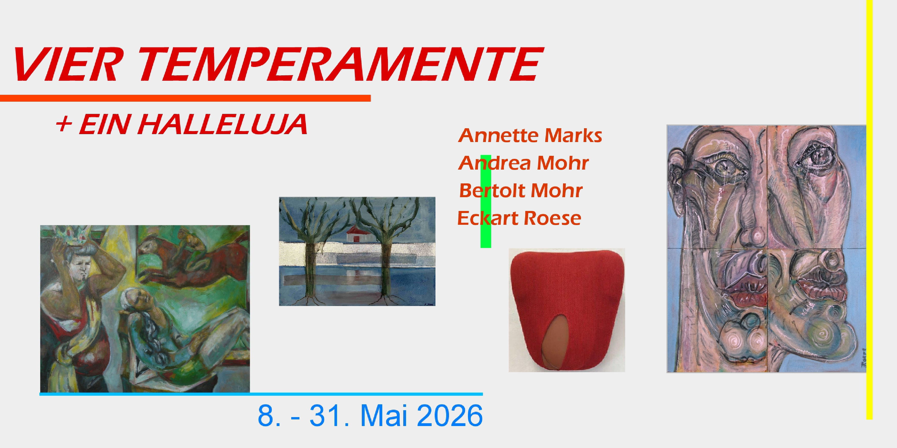 Roese Mohr Mohr Marks - ﻿VIER TEMPERAMENTE EIN HALLELUJA